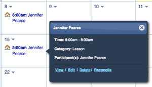 Calendar Detail
